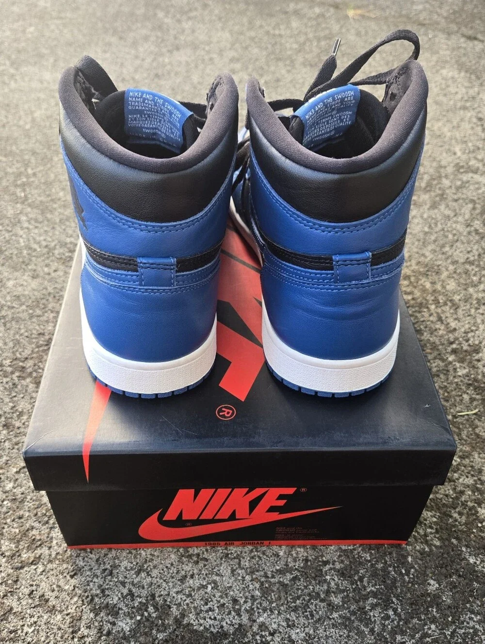 Nike Jordan 1 Retro High OG Dark Marina Blue | Original Box | Men 7.5 & Women 9